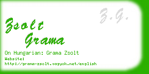 zsolt grama business card